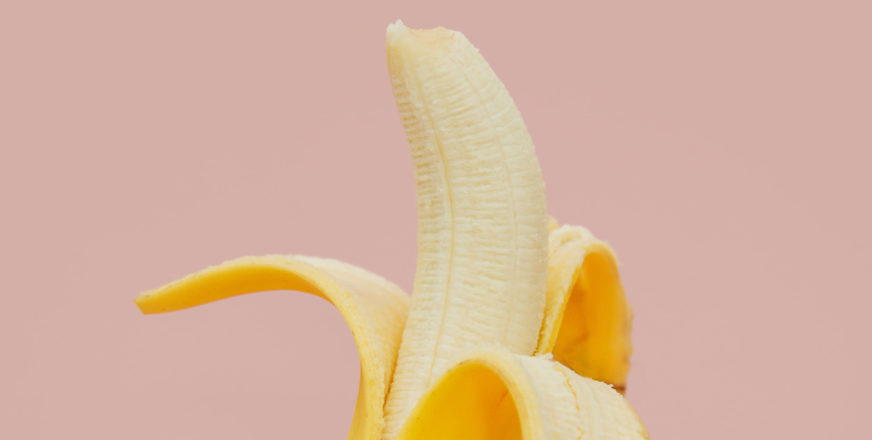 Banaani, kuoret avattuna.