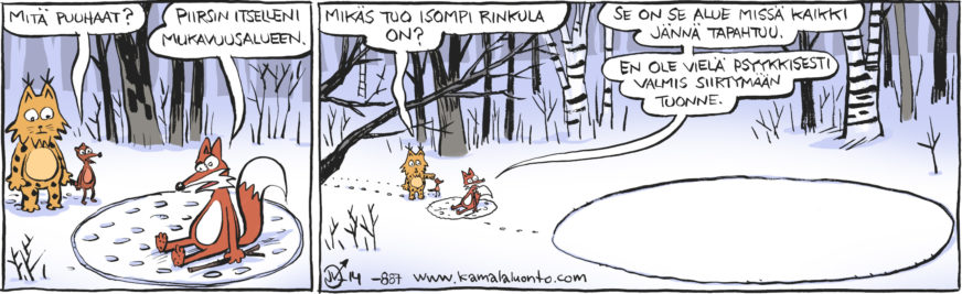 Kamala luonto sarjakuva