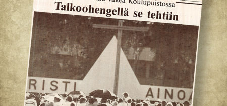 Kuva vanhasta Kirkko ja koti -lehden artikkelista vuodelta 1989.