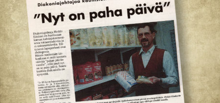 Artikkeli Kirkko ja koti -lehdestä vuodelta 1996