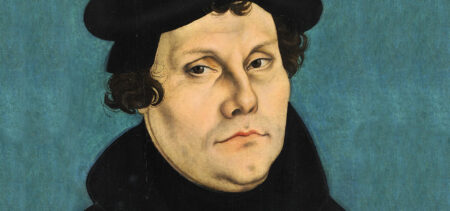 Kasvokuvamaalaus Martti Lutherista