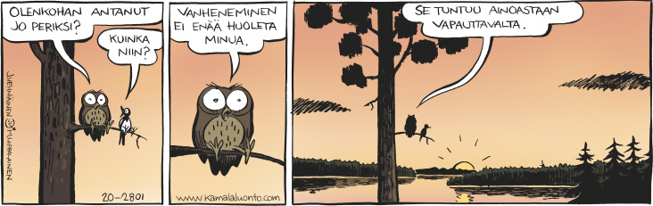 Kamala Luonto -sarjakuva.