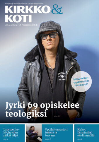 Kirkko ja koti -lehden kansi helmikuussa 2025.