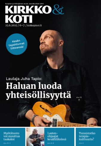Kirkko ja koti -lehden kansikuva.