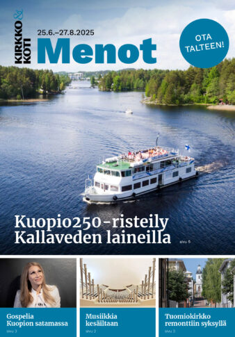 Kirkko ja koti Menot, tapahtumaliite 6-7/2025 kansikuva