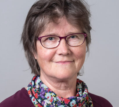 Raija Iskanius lähikuvassa.