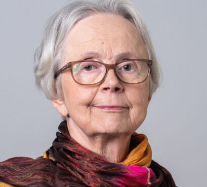 Maija Taskinen lähikuvassa.