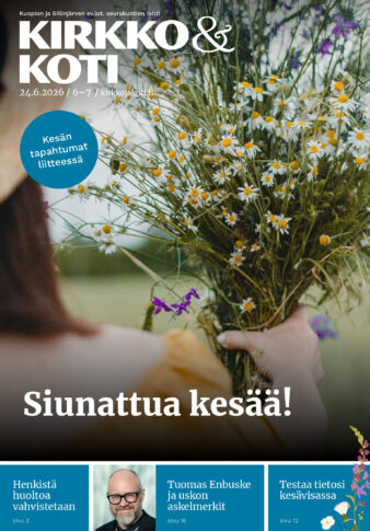 Kirkko ja koti kesäkuu 2026 kansikuva.