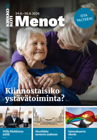Kirkko ja koti Menot -tapahtumaliite kesäkuu 2026 kansi.